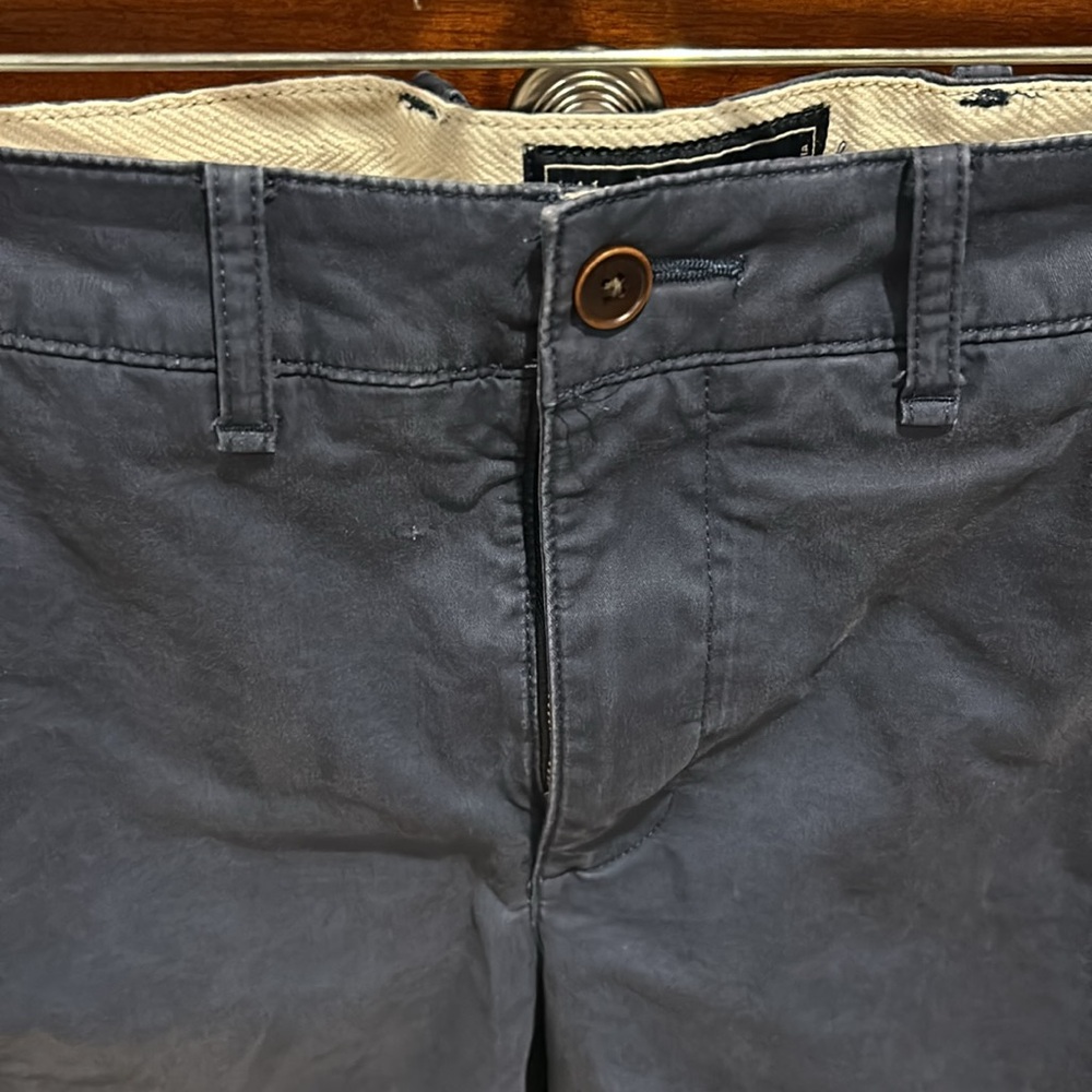 Abercrombie & Fitch shorts, size 33, navy blue, stretch, 96%cotton, 4% elastane - Picture 3 of 9